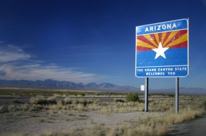 Entering Arizona