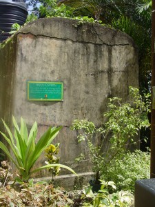 Cistern from 1980s, Grand Riviere, Trinidad (Photo by Stacey Isaac Berahzer) 